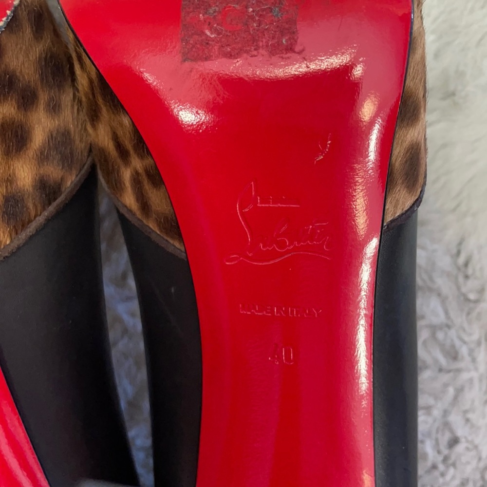 Christian Louboutin Maggie Pong Leopard Chad/K - Picture 12 of 13